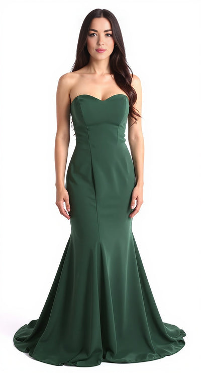 fishtail bridesmaid dress