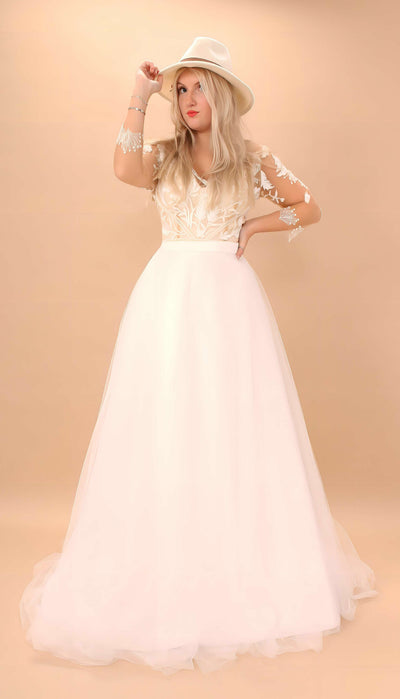 eclectic Wedding Dress | Velvet Birdcage Dress | Velvet Birdcage