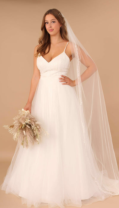Lacey wedding dress