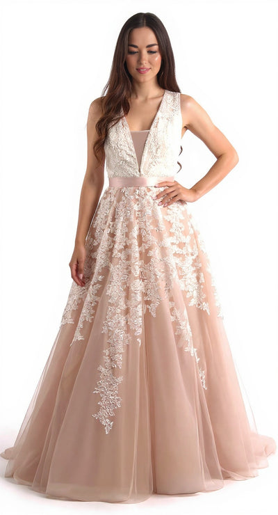 Pink prom dress