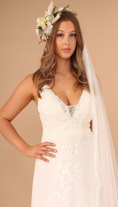 Whimsical Wedding Dress | Velvet Birdcage Dress | Velvet Birdcage