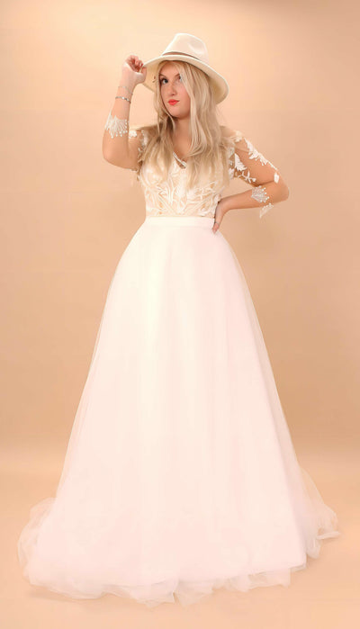 Eclectic Wedding Dress | Velvet Birdcage Dress | Velvet Birdcage