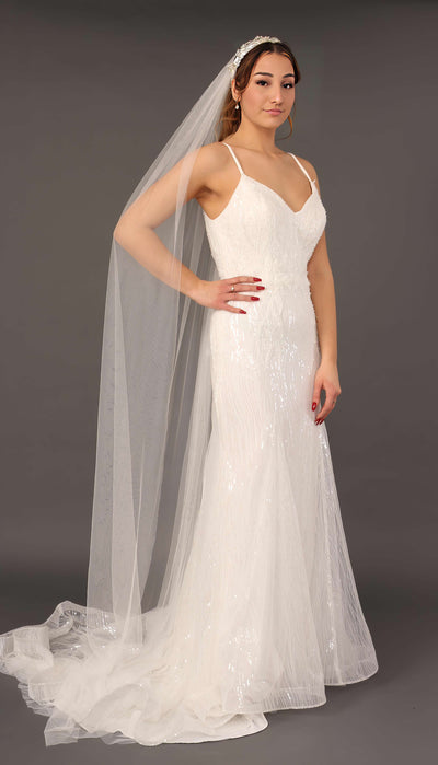 Fishtail wedding dress