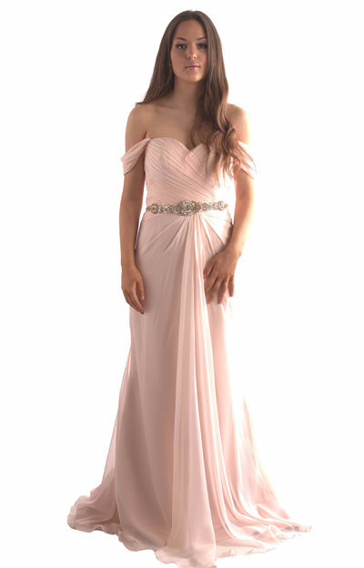 Slimming bridesmaid dress