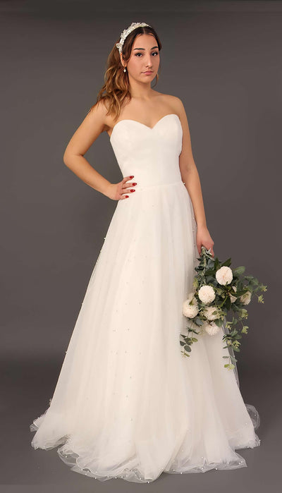 Sweetheart Wedding Dress | Floor Wedding Dresses | Velvet Birdcage