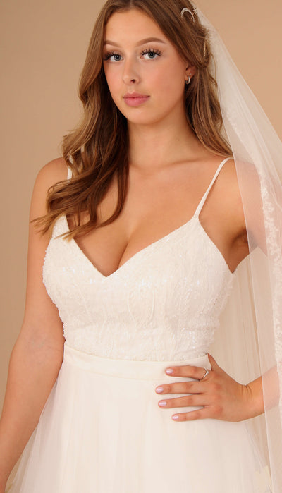 Plus sized wedding dress